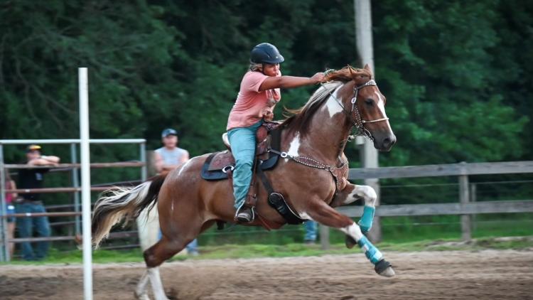 Angelle Ayres was recently named a finalist for the Quanta Service Junior Varsity Rodeo Team